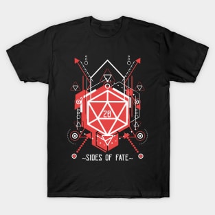 Pen and paper 20 sides of fate T-Shirt